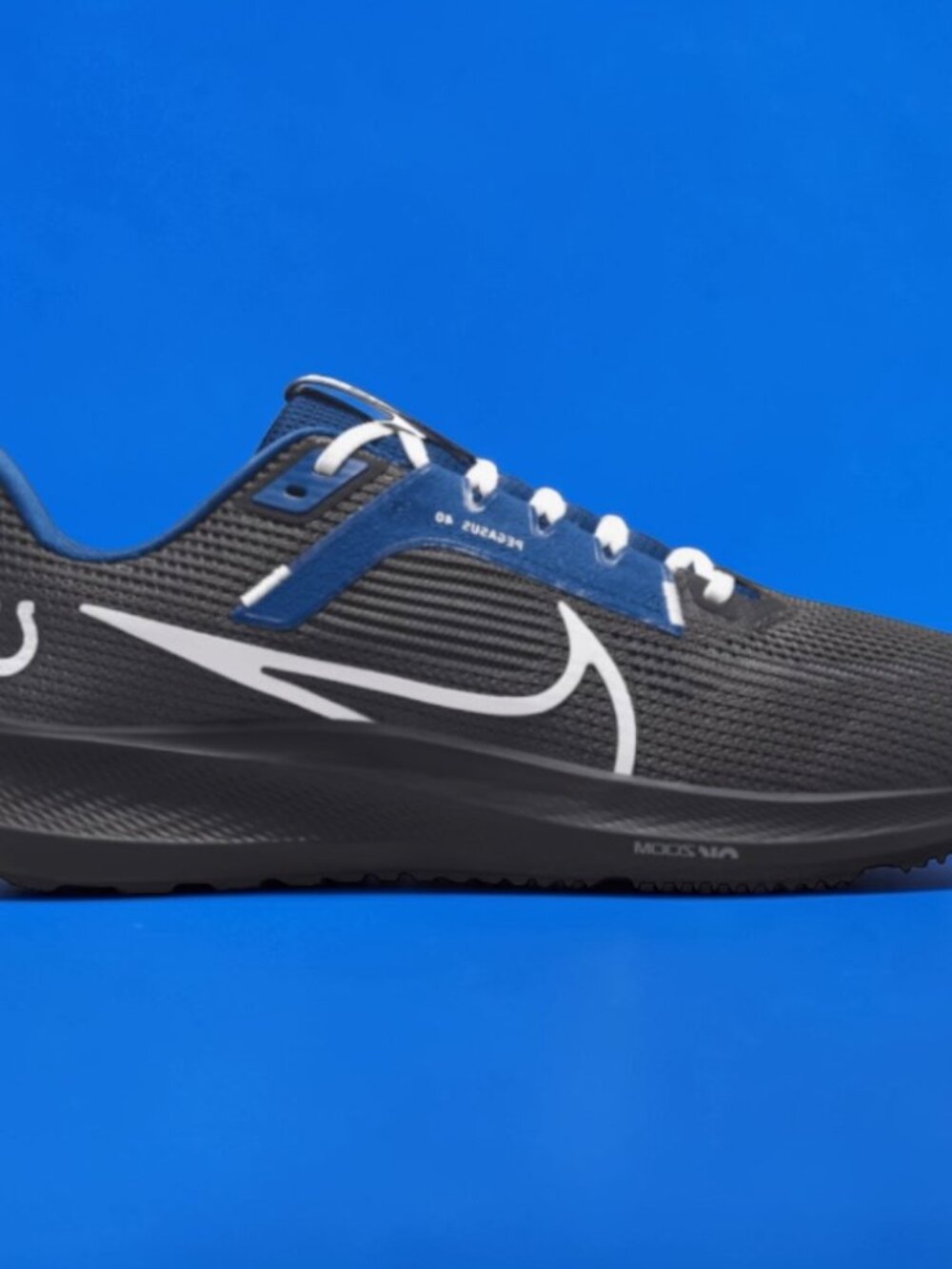 Nike Zoom Pegasus 40 Colts Mens Running Shoes Size 8.5 Grey/Blue DZ5993 001 NEW